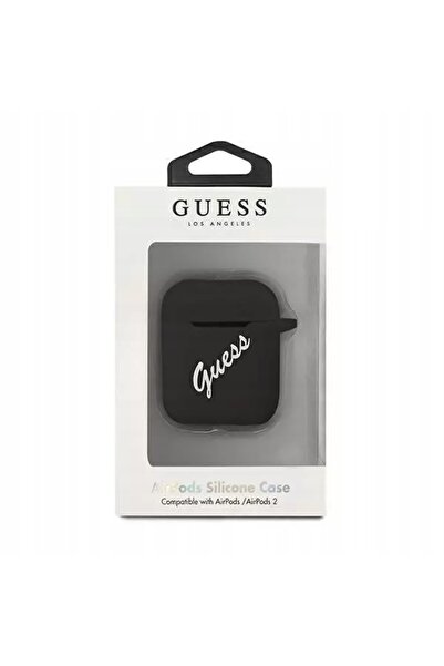 NO BRAND Husă de silicon vintage Guess pentru căști AirPods 1/2, Husă de cășt...