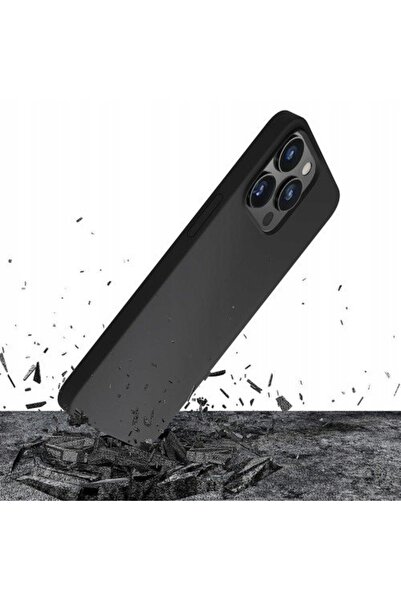 3MK Husă de silicon iPhone 15 Pro Max 6.7" negru