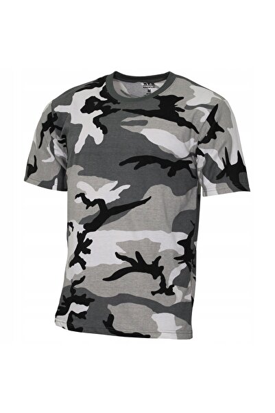 NO BRAND Tricou US Streetstyle Urban gri, MFH, 100% bumbac, 140-145 g/m² S