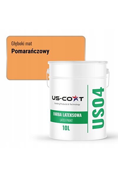 NO BRAND Vopsea latex de perete, culoare portocalie, H5944, 10L, mată, pentru...