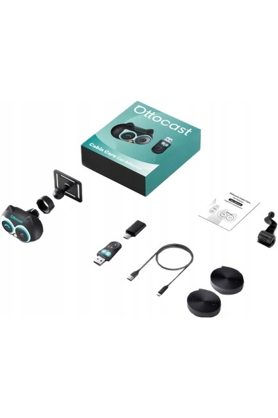 Ottocast Adaptor CA520 Cabin Care Wireless CarPlay Negru