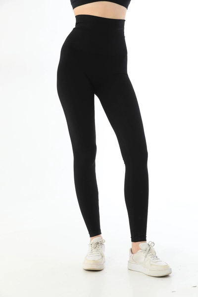 SOFT AURA أسود MI Underbust طماق عالية الخصر