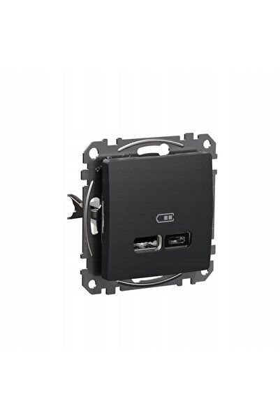 Schneider Electric ÎNCĂRCĂTOR USB A+C SCHNEIDER SEDNA DESIGN NEGRU