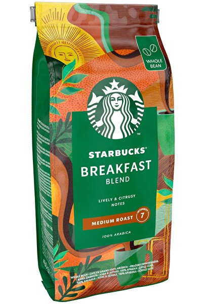 NO BRAND Boabe de cafea STARBUCKS Breakfast Blend 2 x 450 g