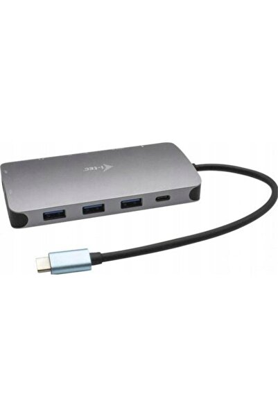 i-Tech Gear I-TEC USB-C Dock metalic Nano HDMI/VGA cu LAN + Stație de andocar...