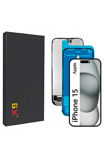 NO BRAND Display pentru iPhone 15 Ecran LCD OLED GX Ramă + Garnitură