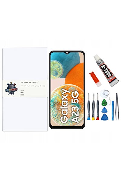NO BRAND Display pentru Samsung A23 5G + Kit reparație LCD cu ramă Original Zila