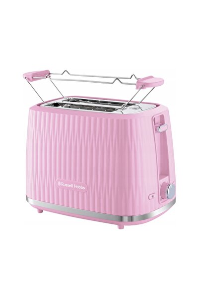 RUSSELL HOBBS Toster Eden 2S 27372-56 Tavă pentru grătar și dezghețare Roz