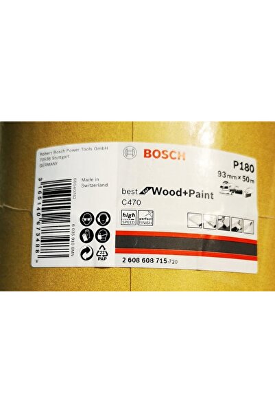 Bosch Rolă de șmirghel 93 mm x 50 gr 180 C470