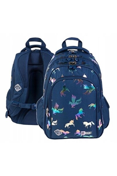 NO BRAND UNICORN HOLO UNICORN ghiozdan școlar cu 4 compartimente pentru fete ...