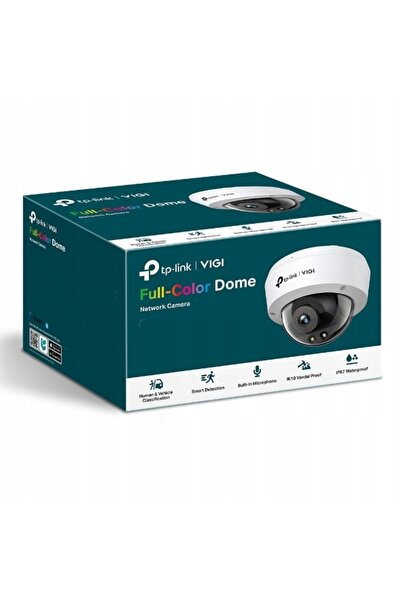 TP-LINK Camera IP TP-Link VIGI C240 (4 mm), cameră tip cupolă de 4 MP FullColor