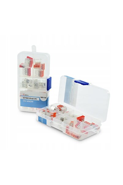 NO BRAND Conector rapid subțire pentru cablu 2x0.5-4MM 50 bucăți