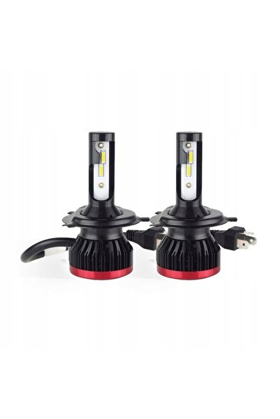 AMIO Becuri LED H4 BF 2 bucăți auto 9-18V 6000K + filtru anti-interferențe
