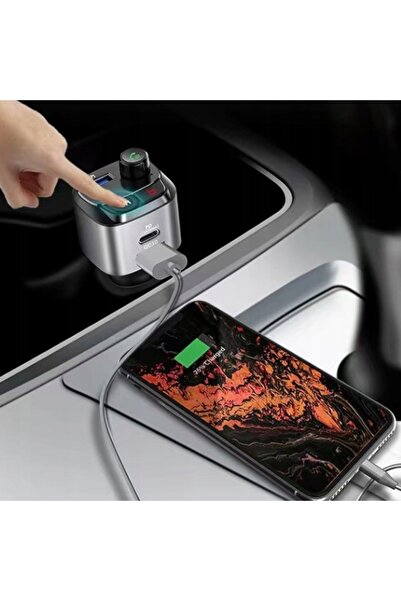 NO BRAND Transmițător FM auto Bluetooth Handsfree Încărcător QC 3.0