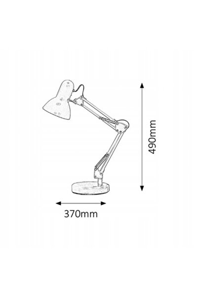Rabalux Lampă de birou argintie E27 înălțime reglabilă SAMSON 4213 + GRATUIT