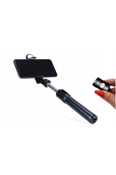 NO BRAND Suport de telefon tip stick pentru fotografiere + Telecomandă