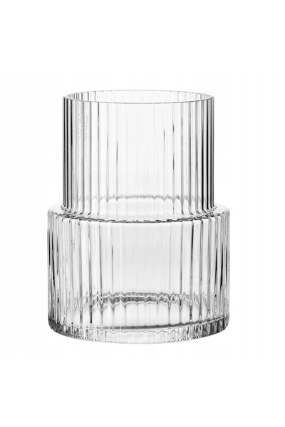 NO BRAND Sparkle KROSNO 20cm vază cu efect geometric flacone pentru flori