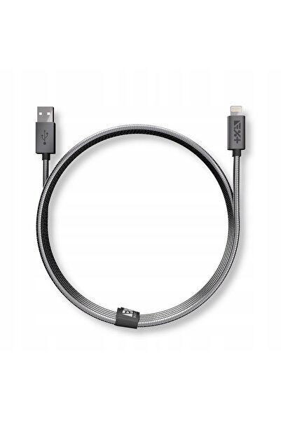 NO BRAND NEXT ONE Cablu Metalic USB-A / Lightning MFi 1 m gri spațial