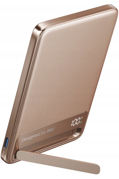 NO BRAND Powerbank INIU MagPro Slim 5000mAh cablu USB C 45W Desert Titanium