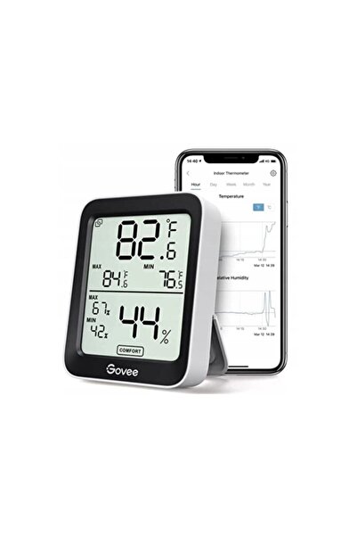 NO BRAND 3x Senzor de temperatură și umiditate Govee H5075 Termometru Bluetooth