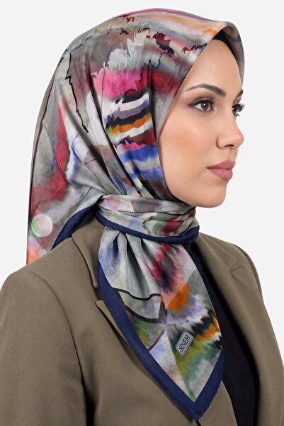 hadiora Women's Multi-Colored Abstract Pattern Edge-Stitched Cotton Writing P...