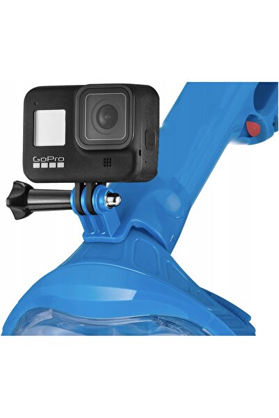 NO BRAND Mască de snorkeling integrală S/M, uscată, GoPro, anti-aburire, pent...
