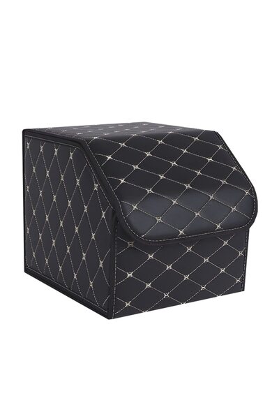 Teno Organizator pliabil premium pentru portbagajul mașinii, Mărimea S, Negru...