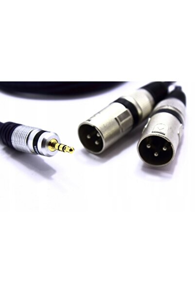 NO BRAND CABLU 2X XLR, CONECTOR JACK 3,5 AUX, 10 m, STEREO, VITALCO