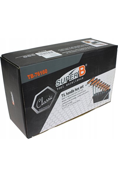 NO BRAND SuperB TB-76160 Set de chei hexagonale 2-10mm 8 bucăți