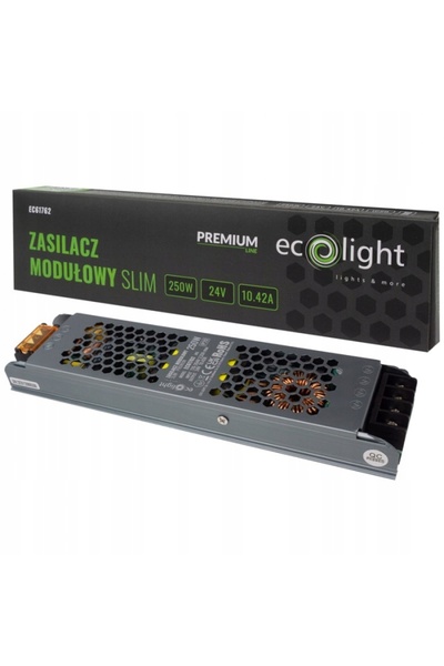 ecolight Sursă de alimentare pentru LED Modular 24W 250W 10,42A IP20 Slim PRE...