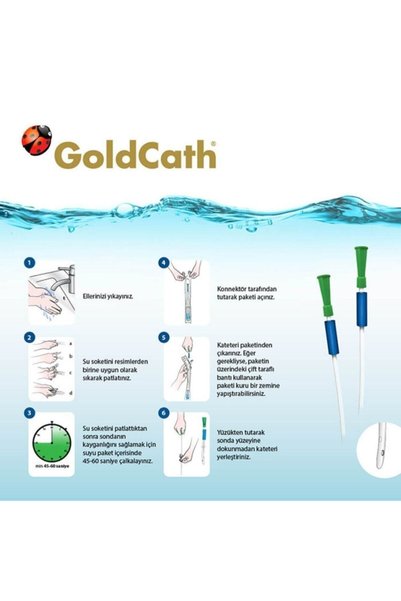 Rotantix Hidrofilik Üriner Katater Yüzüklü Jelli sonda 12/20