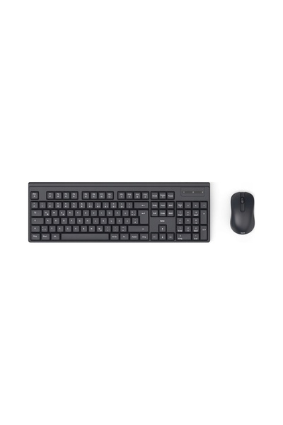 Hama Set tastatură și mouse wireless WKM-100 2.4GHz 10m Silențios
