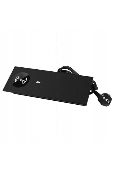 NO BRAND Priză, Prelungitor, Priză USB de blat Appio negru