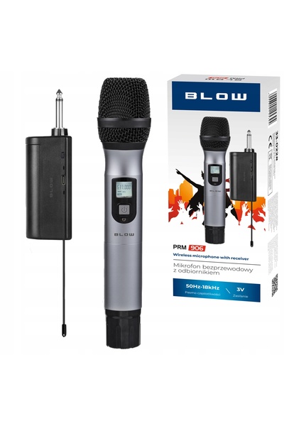 NO BRAND MICROFON WIRELESS PROFESIONAL PENTRU KARAOKE, JACK MONO 6.3 CU RECEPTOR