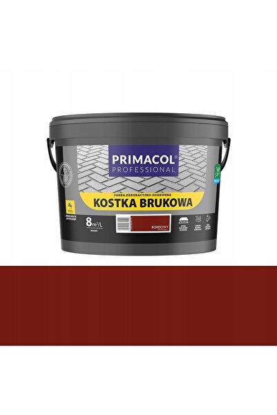 Primacol Vopsea protectoare pentru murdărie de cărămidă, Culoare Burgundy, 2.2L