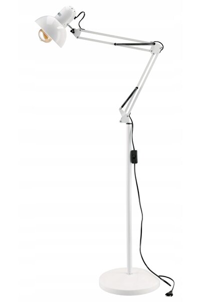 NO BRAND Lampadar LED 1x E27 185CM Stabil + Reglabil ALB