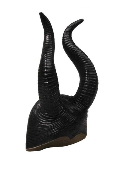 NO BRAND Pălărie cu coarne de vrăjitoare Maleficent pentru cosplay