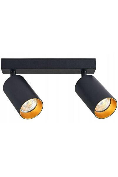 NO BRAND KINKIET Spot LED ERIS 2 mobil negru/auriu