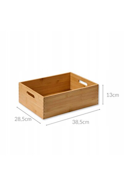 Kesper Recipient din bambus multifuncțional cu mânere, bronz, 14L