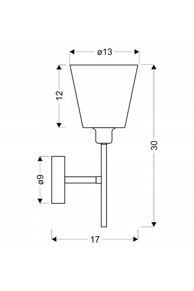 NO BRAND Aplică de perete Candellux argintie E14 40 W