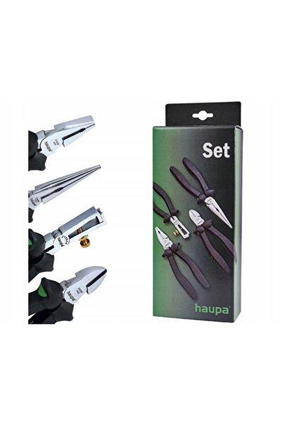 Haupa Set de clești 4 piese Black Line