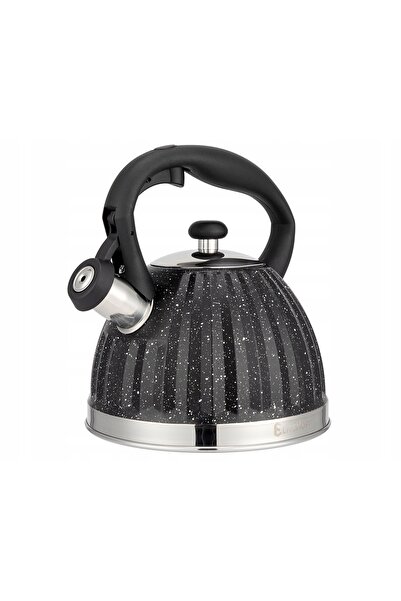 NO BRAND Fierbător tradițional cu fluier 2,5L Inducție Gaz inox