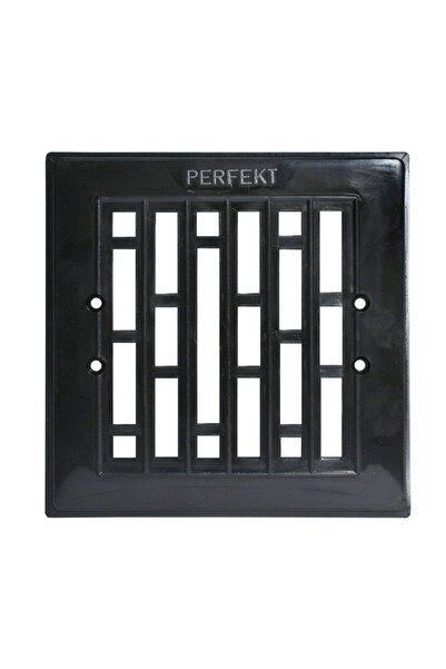 PERFEKT Grilă de ventilație 14x14 grafit torsadat - KRA 14x14 BG