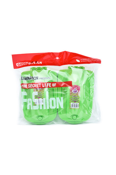China Carpet Cleaning Brush Set 2 Pieces Green Color