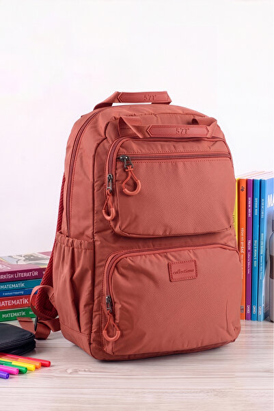 Lifonbag Unisex Large Size Multi-Compartment Water-Resistant Backpack (45X35 ...