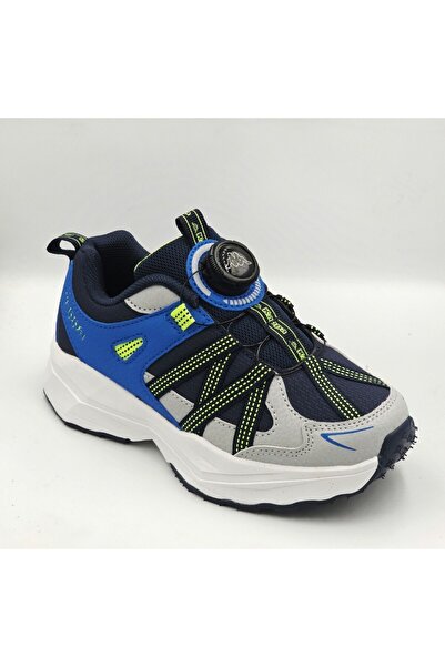 Kappa Kp-4060F Navy Blue Boys' Lace-Up Sneaker Sports Shoes