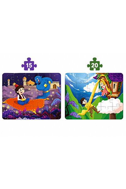 OEM Puzzle educativ cu povești clasice – set progresiv cu 4 modele