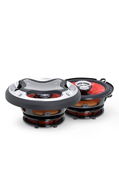 MNC Car speakers 4 inch 100mm, 60W, 4 ohm, 3-way, 80Hz 20kHz, set of 2, DevilX