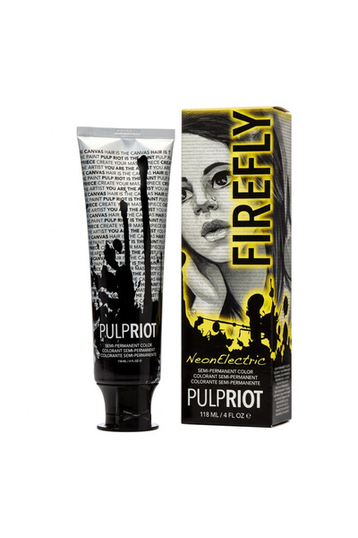 Pulp Riot Semi-Permanent Color Neon Electric Firefly - Neon Yellow for Unisex...