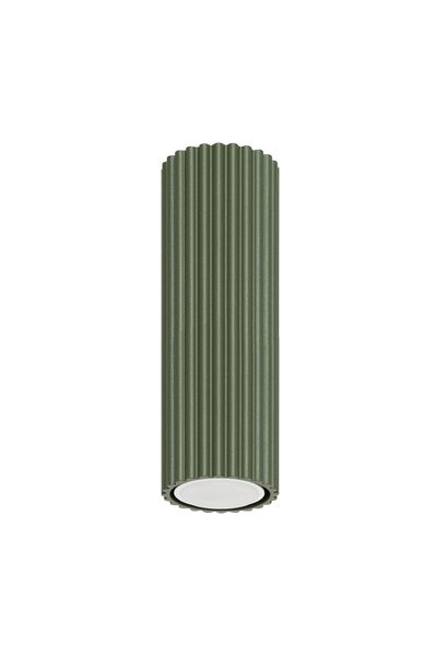 SOLLUX Lampă de tavan KARBON 20, verde măsliniu